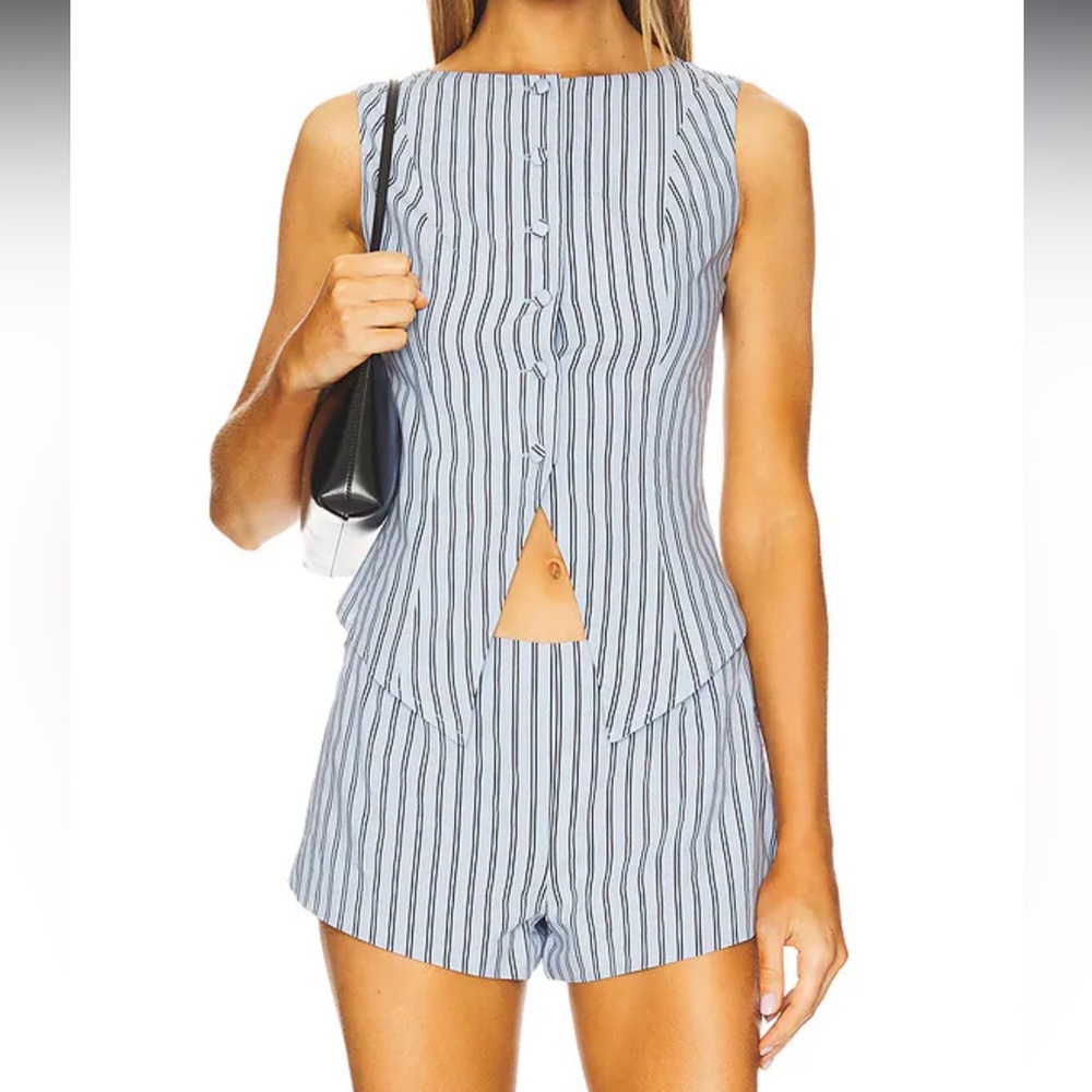 Striped Sleeveless Top